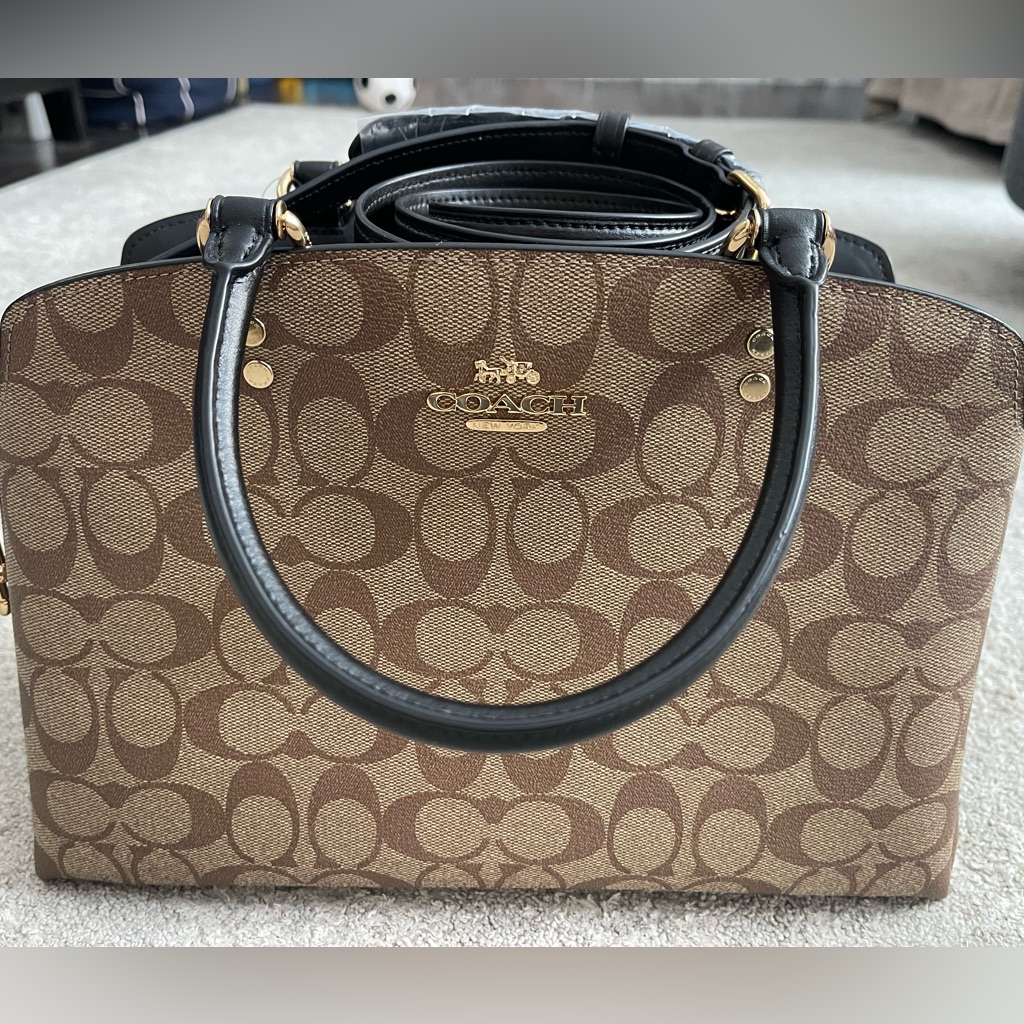 Coach Lillie Carryall Signature Satchel
